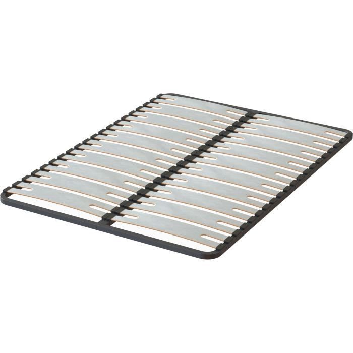 SEDAC Sommier OPTISIZE 140 x 190 - Cadre a lattes extra large 141mm d'épaisseur