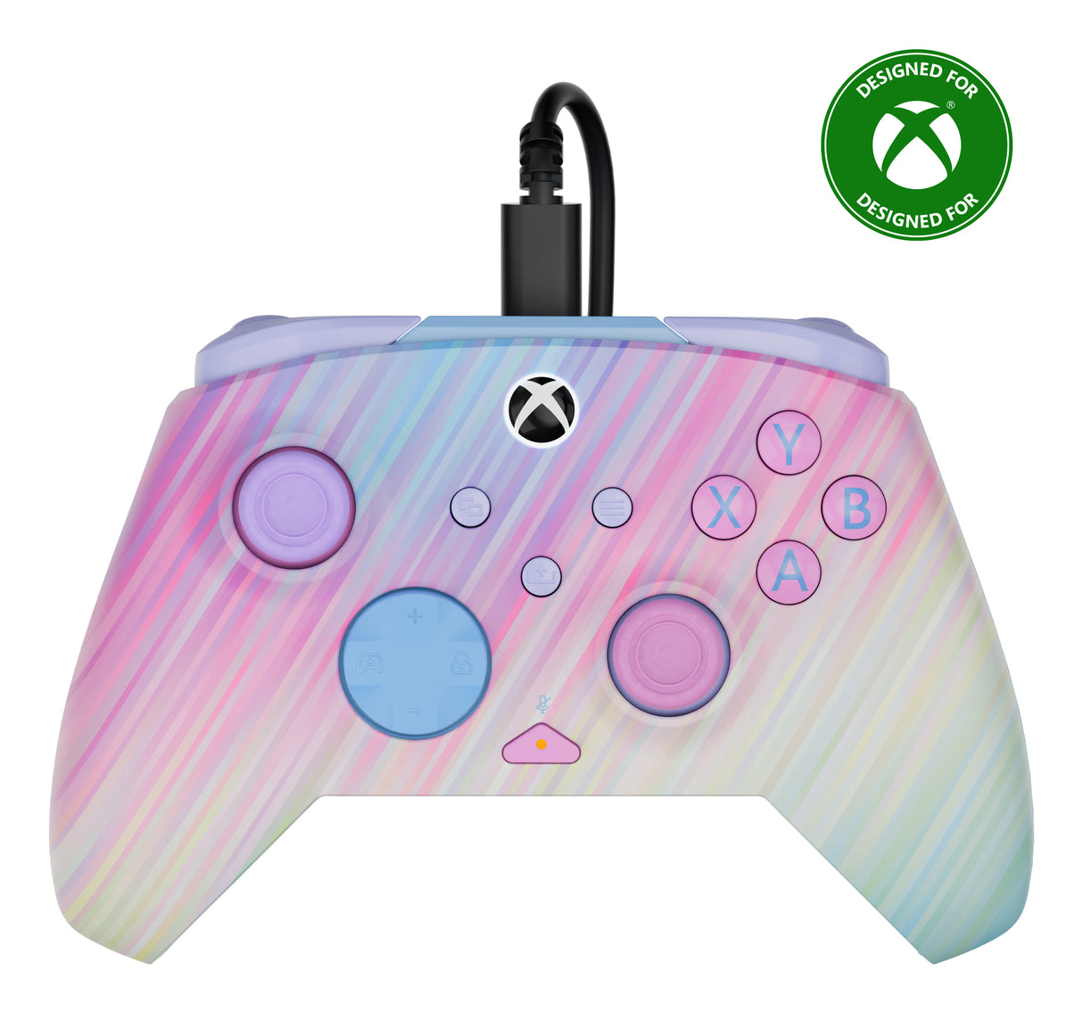 Manette filaire Turtle Beach Rematch Advanced Cotton Candy Xbox Series XS, Xbox One et PC