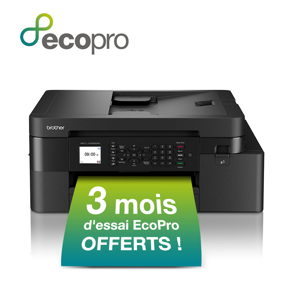 Imprimante multifonction - BROTHER - MFC-J4350DW - 4-en-1 - Wi-Fi et Wi-Fi direct - Jet d'encre - A4
