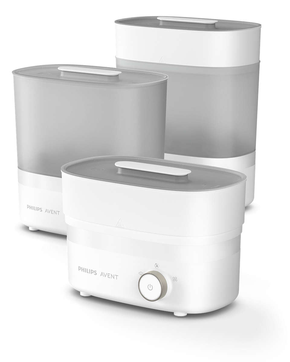 Stérilisateur - PHILIPS AVENT - Élimine 99,9% des bactéries - Stérilise et seche en 40 min - Assure 24h de stérilisation