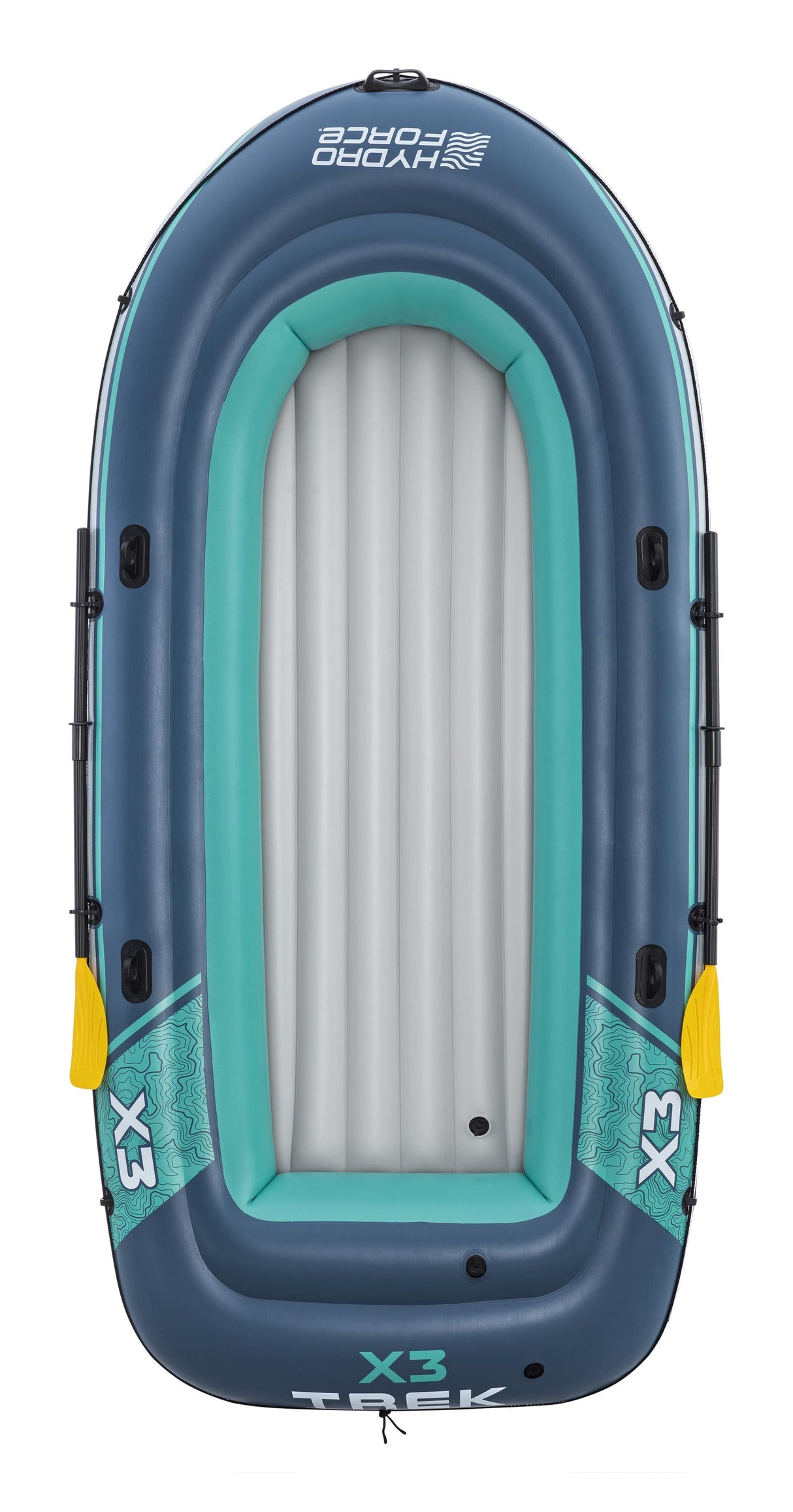 Bateau gonflable - Bestway - Trek X3 - 3 personnes - 294 x 137 cm - PVC durable