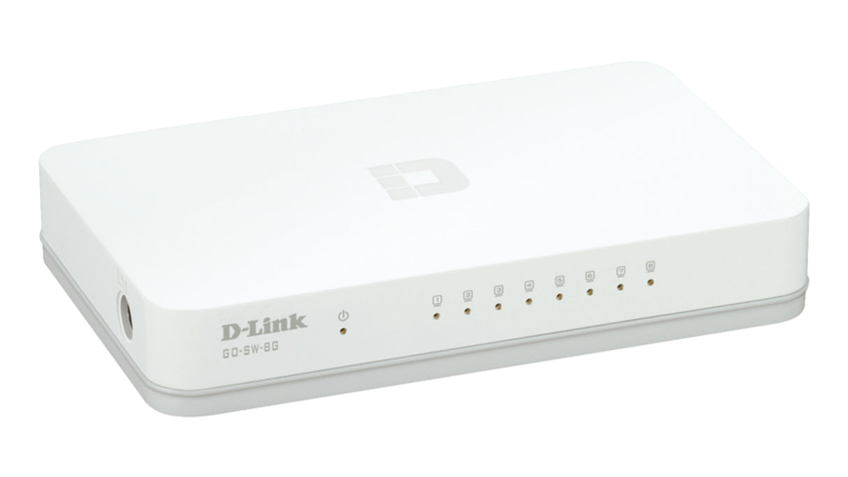 Switch réseau ethernet Gigabit D-Link GO-SW-8G - 8 ports