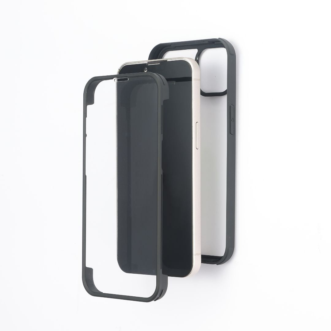 We coque de protection intégrale 360 en verre trempé IPHONE 13