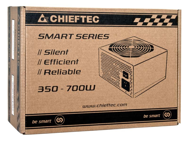 Alimentation ATX Chieftec Smart GPS-600A8 - 600W (Noir)