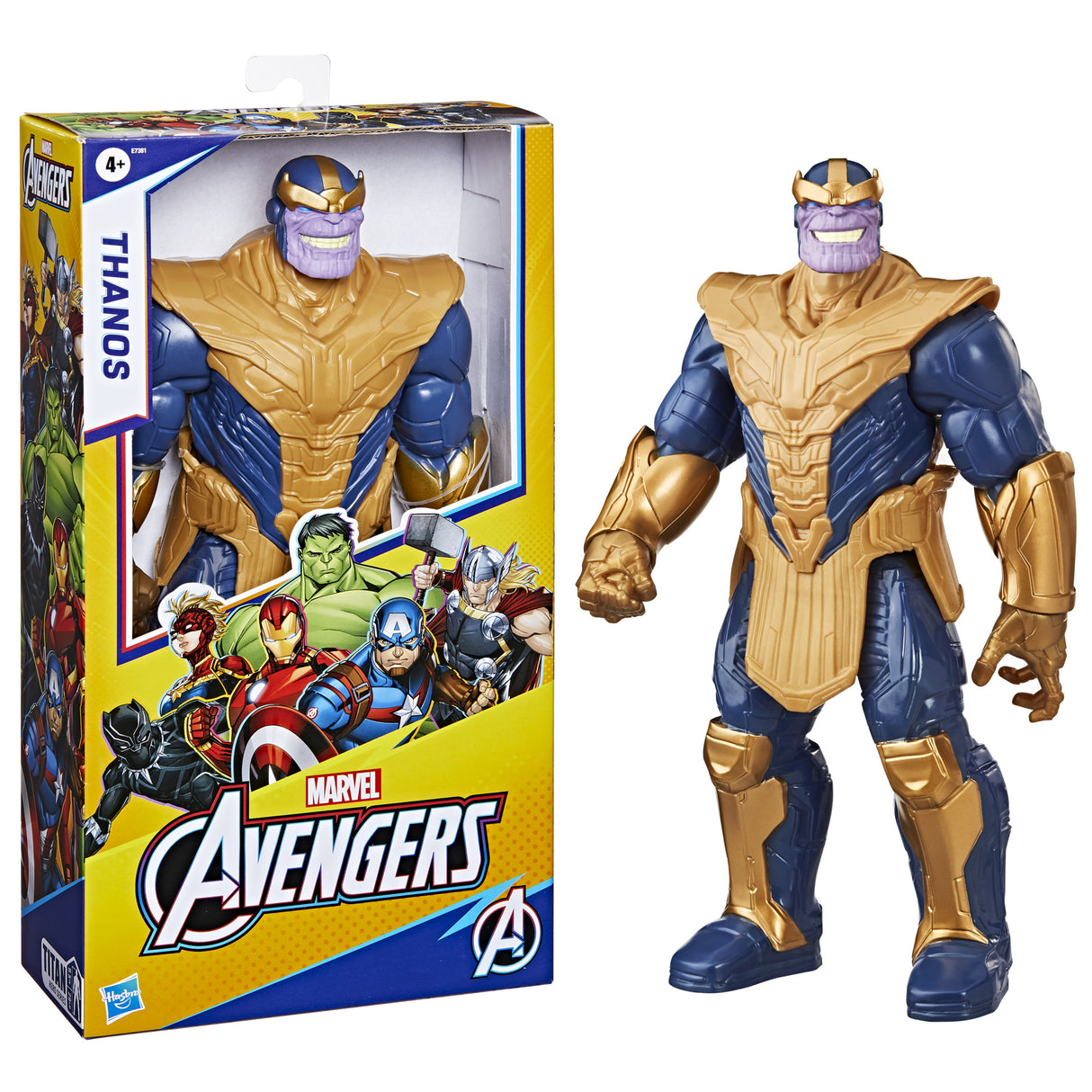 Figurine Thanos 30 cm, jouet Avengers Titan Hero Series pour enfants a partir de 4 ans, Marvel
