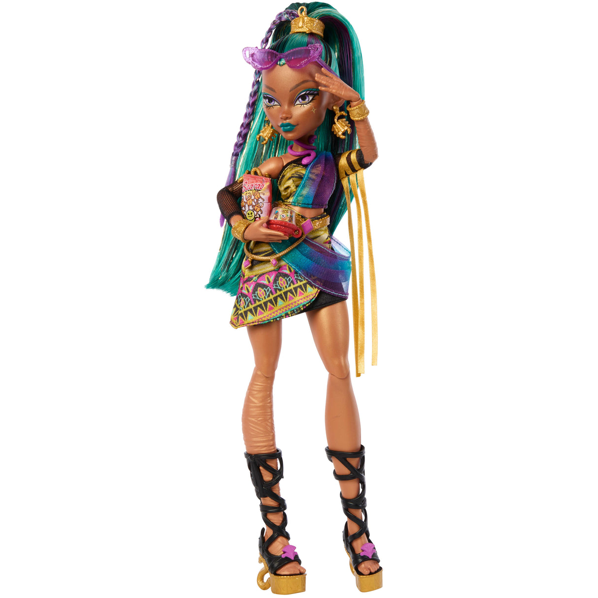 Monster High - Poupée Nefera De Nile - Avec Lavish et 7 accessoires - Monster High - JDR48