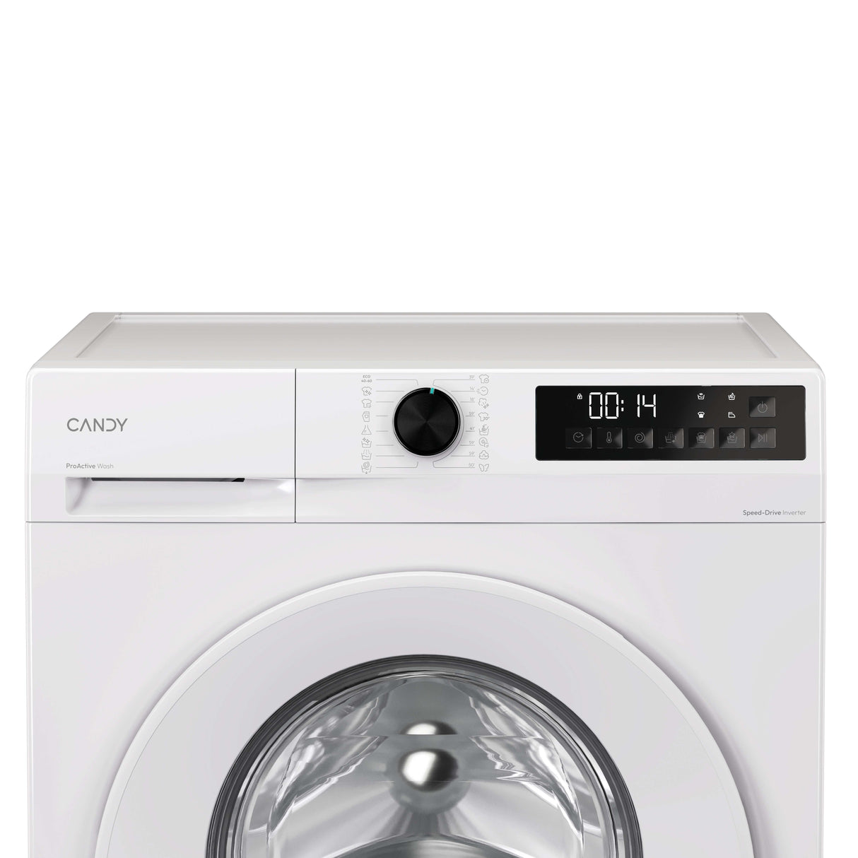 Lave-linge hublot CANDY GD 4108-S ProWash 300 - 10 kg - Induction - Vapeur - 1400 trs/min - Classe A -20% - Blanc