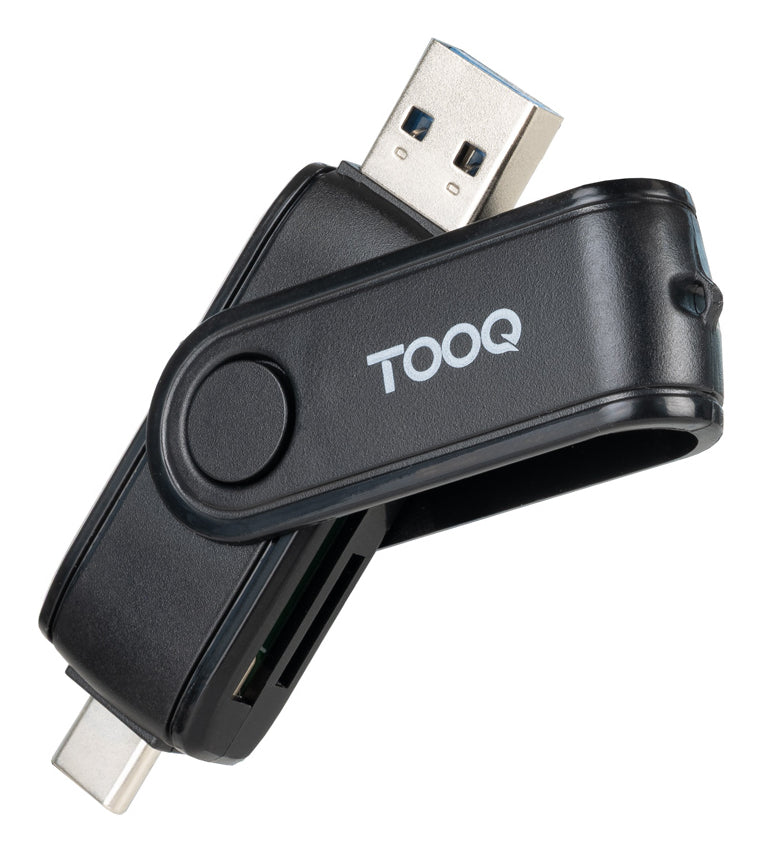 Lecteur de Cartes externe USB-A/C 3.0 TooQ TQR-3003B (Noir)