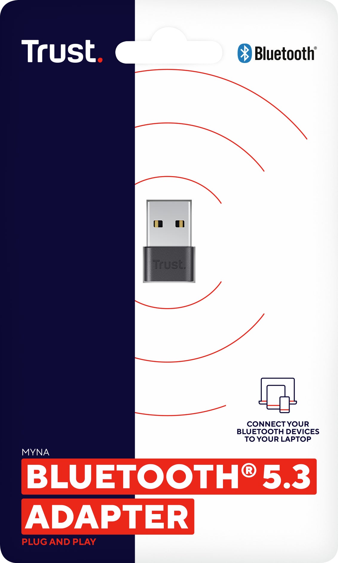 Mini Adaptateur Trust Myna USB BlueTooth 5.3