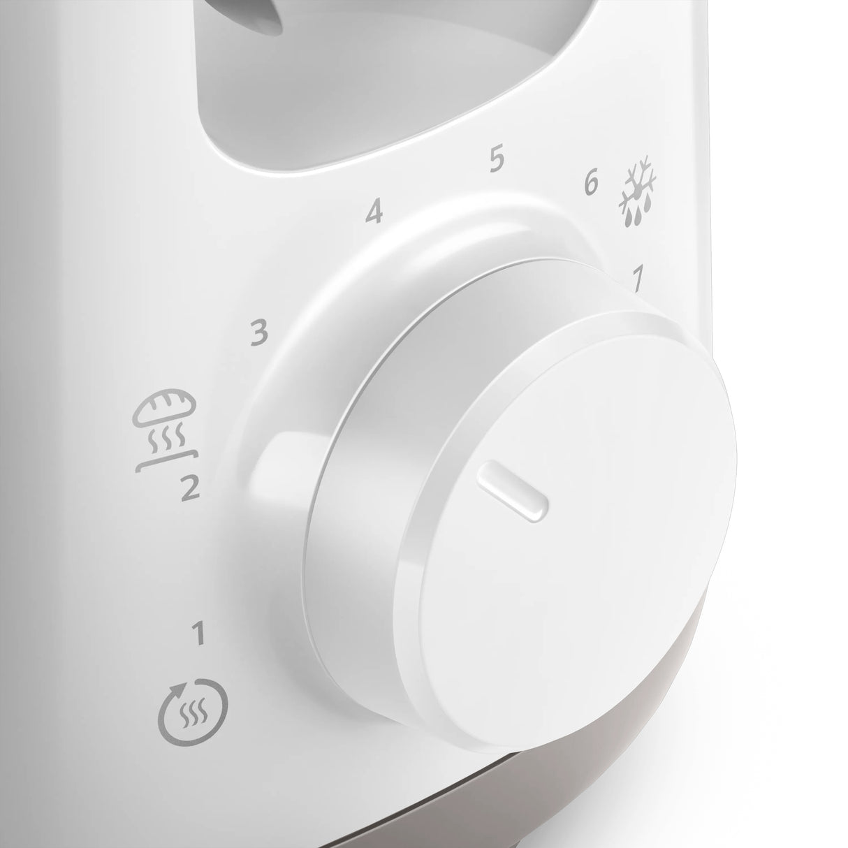 Grille-pain - PHILIPS - HD2590/00 - Collection Daily petit déjeuner - 1 fente longue - 830W - Blanc