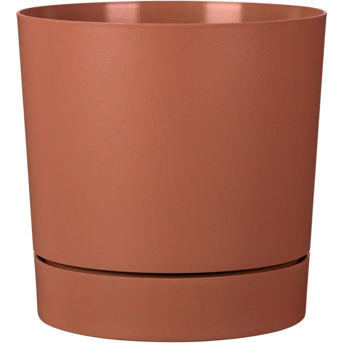 Pot de fleurs avec réserve rond - GARDEN ID - Plano - Ř 29 - 14 L - H 29 cm - Siena