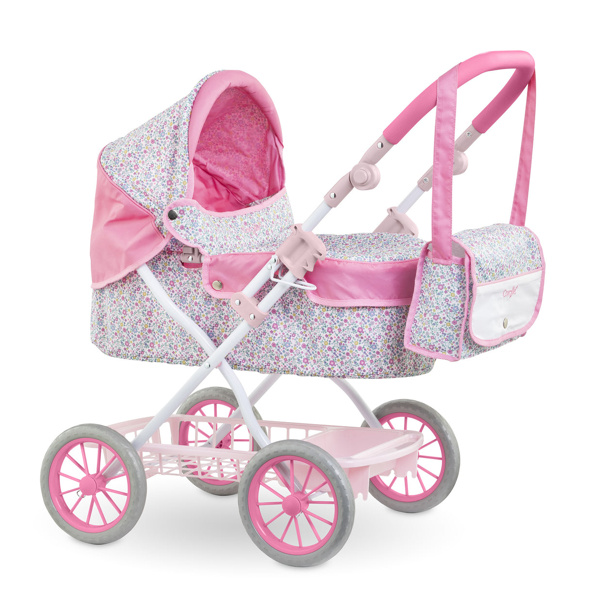 Accessoires poupons - COROLLE - Landau Floral - pour poupons 36 a 52 cm - des 3 ans