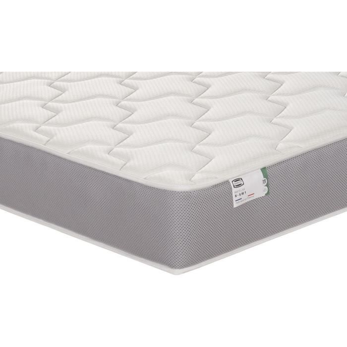 Matelas 160 x 200 SIMMONS - Hauteur 22 cm - Ressorts ensachés - Suspension FullSpring - No Flip - Fabriqué en France - R-SW1
