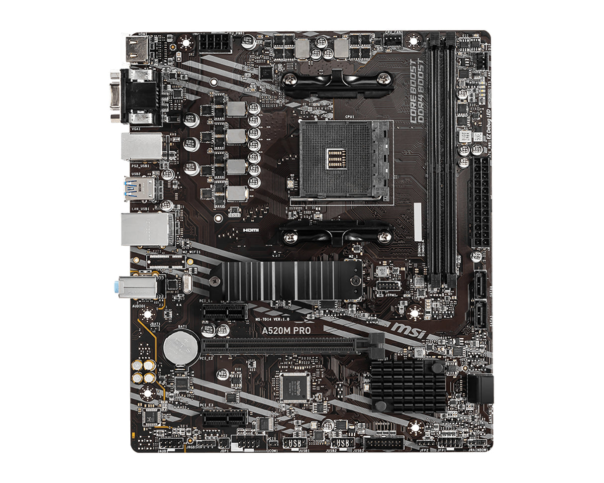 Carte Mére MSI A520M Pro (AM4) Micro ATX