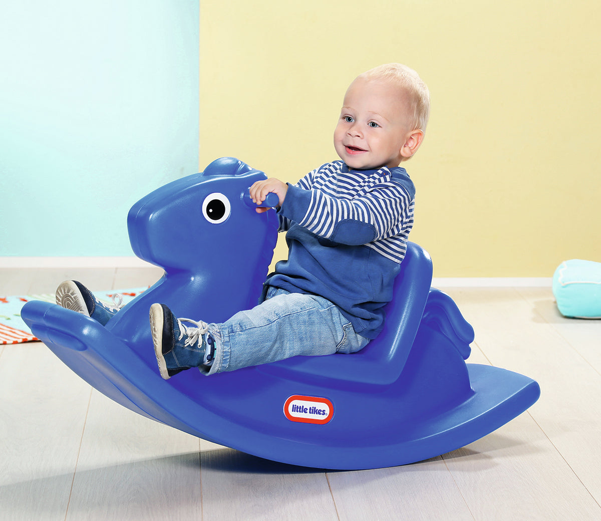 Cheval a bascule - Little Tikes - 12 Mois a 3 Ans - Poignées facile a attrapper & Selle Stable et Sécurisée- Construction durable