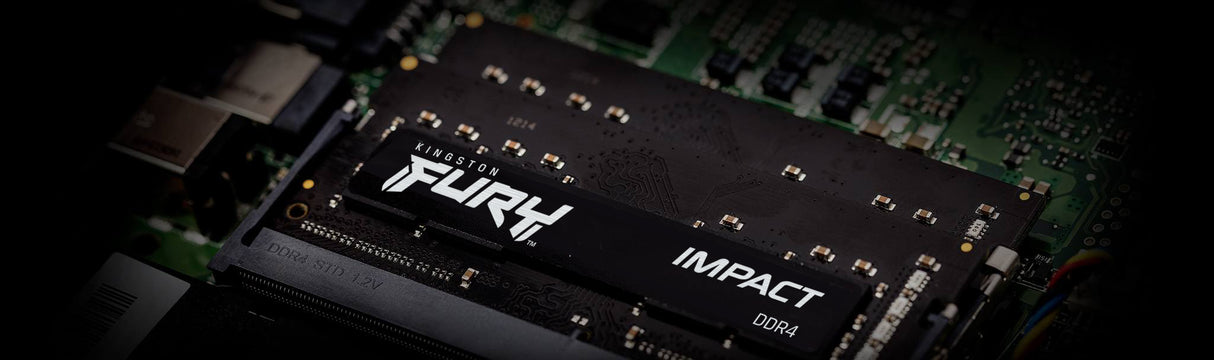 Barrette mémoire 8Go SODIMM DDR4 Kingston Fury Impact 3200Mhz (Noir)