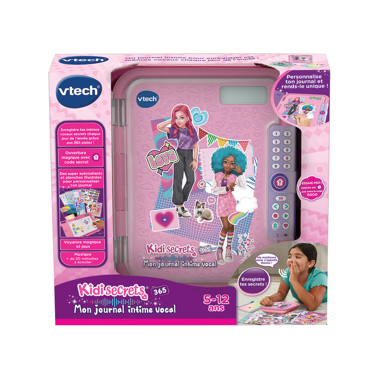 KIDISECRETS 365 - MON JOURNAL INTIME VOCAL