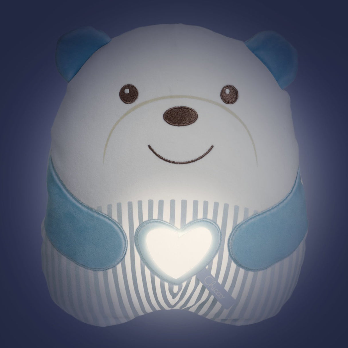 Peluche tendre Ourson - CHICCO - Bleu - Des la naissance