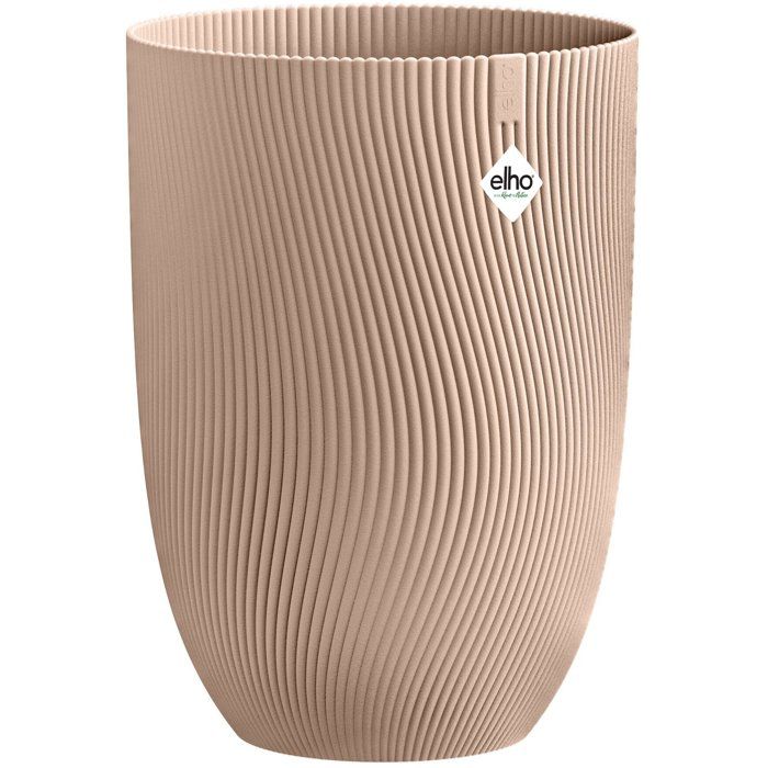 Pot de fleur haut - ELHO - Sereh Haut 30 - 22 L - L 30 x B 29.5 x H 41 cm - Marron - Balcon/intérieur/extérieur