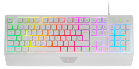 Clavier Gamer Mars Gaming MK124 RGB (Blanc)