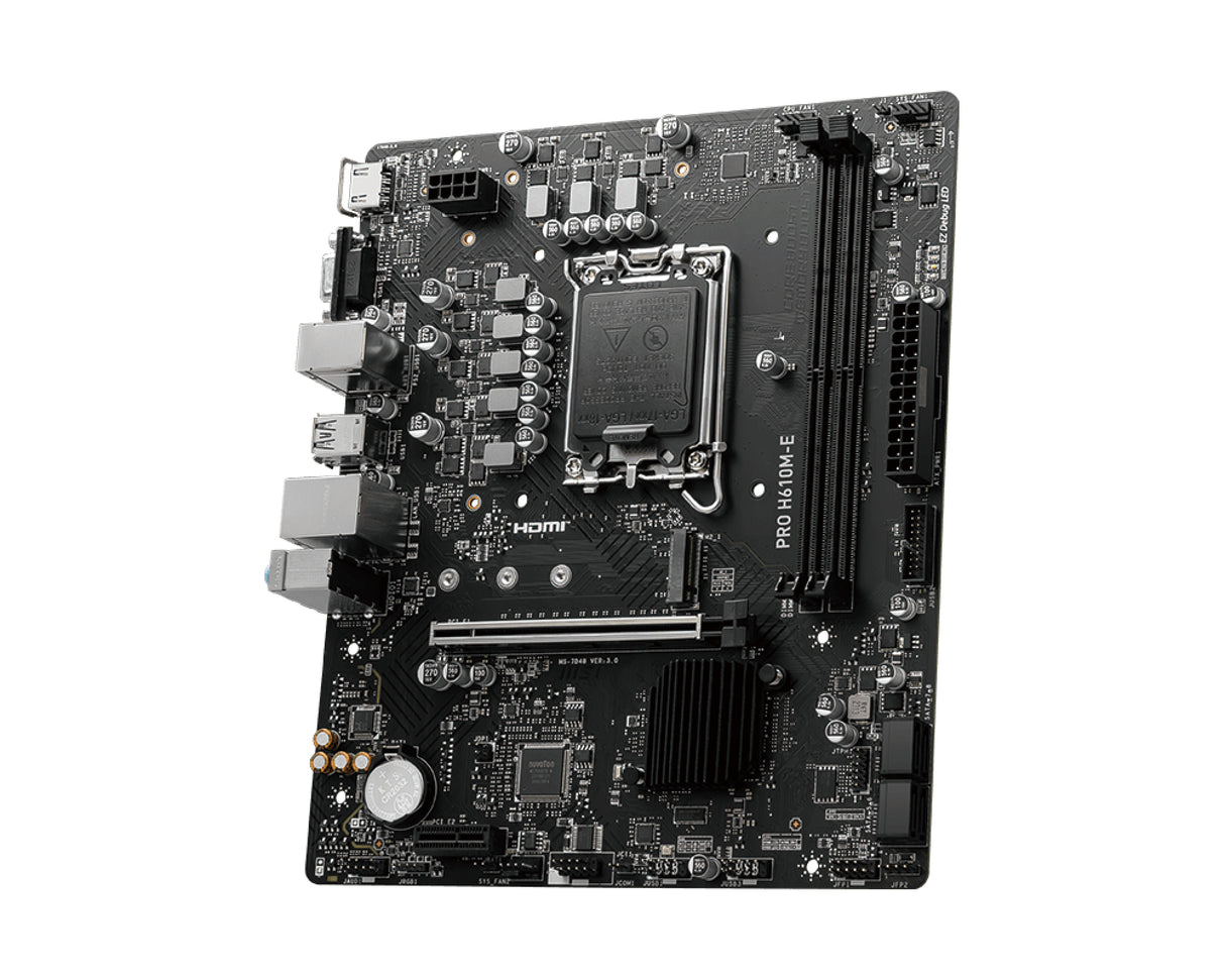Carte Mére MSI Pro H610M-E DDR5 (Intel LGA 1700) Micro ATX