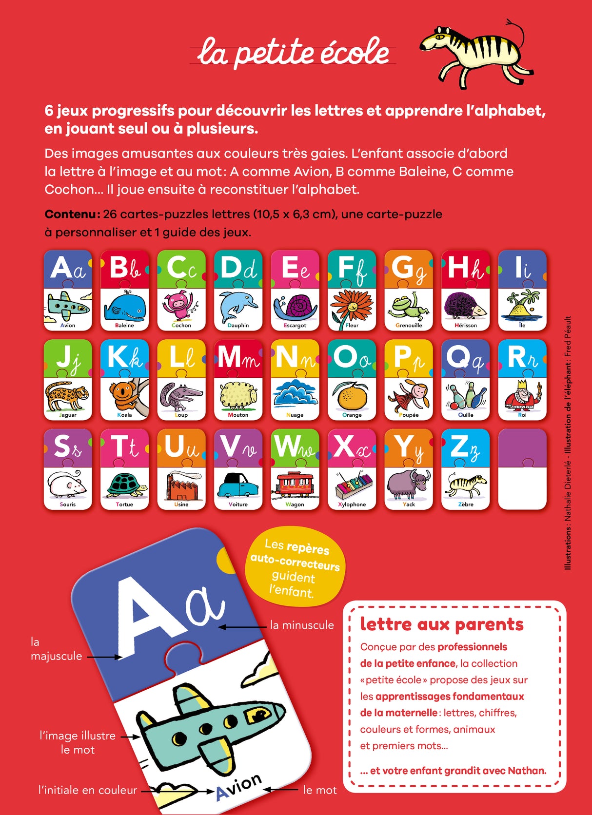 NATHAN La Petite Ecole - Les Lettres