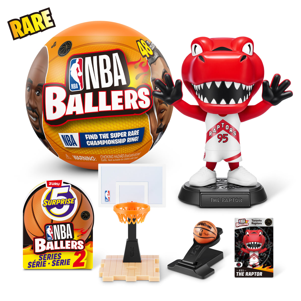 Capsule surprise - Figurine - ZURU - NBA Ballers S2 - Modele aléatoire - Des 3 ans