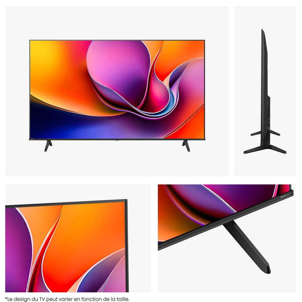 Hisense 58A6Q - TV LED 58" (146 cm) - 4K UHD 3840x2160 - HDR10+ - TV connecté - 4xHDMI 2.1 - WiFi