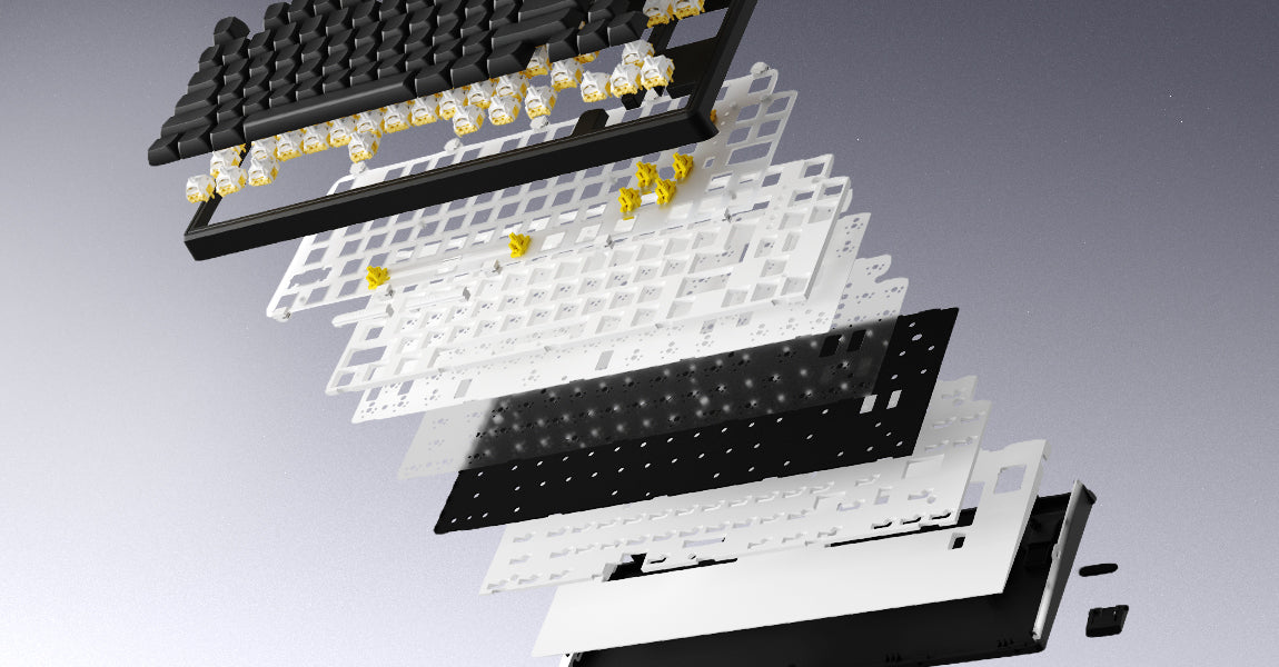 Clavier Gamer sans fil magnétique (Hator Aurum Linear) Hator Skyfall 80 Mag Ultima 8K TKL RGB (Noir)
