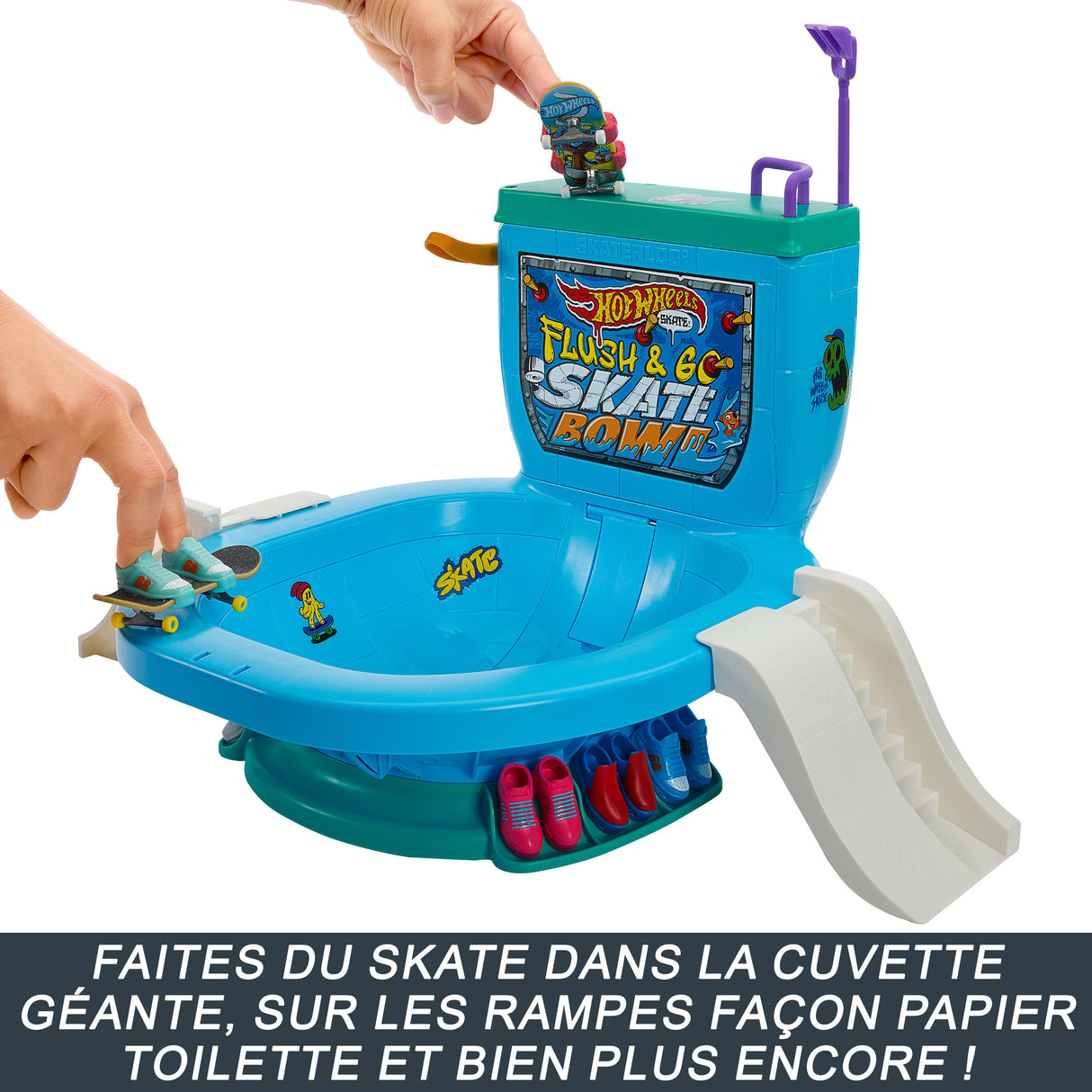 Hot Wheels Skate-Tirez la Chasse : C'est Parti !-Coffret fingerboard HXL16