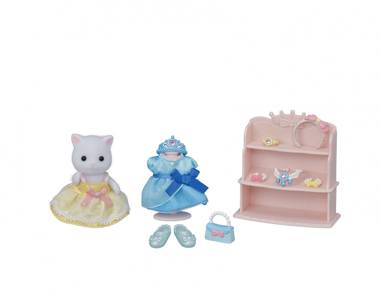 La fille chat persan et sa panoplie de princesse - Sylvanian Families - 5645