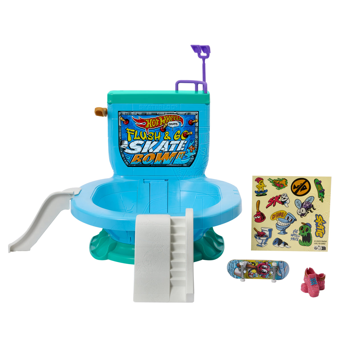 Hot Wheels Skate-Tirez la Chasse : C'est Parti !-Coffret fingerboard HXL16