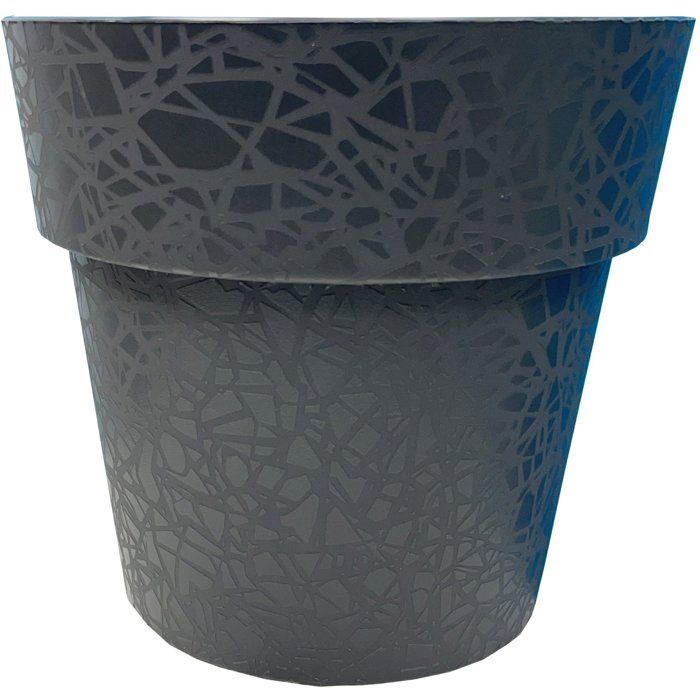 Pot de fleurs - RIVIERA - Terea - Ř 58 cm - Noir