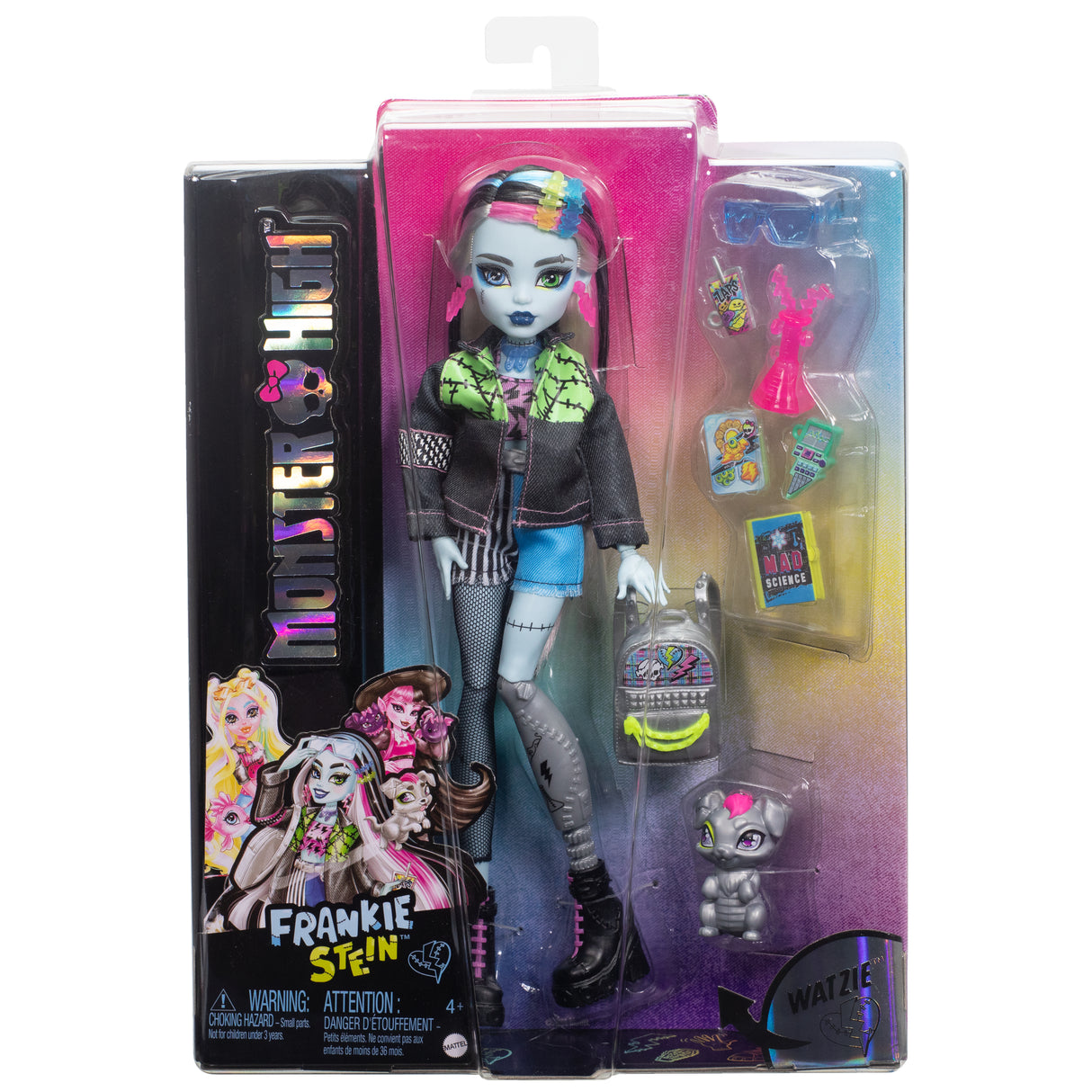 Monster High-Poupée Frankie Stein-Poupée avec animal et accessoires HXH73
