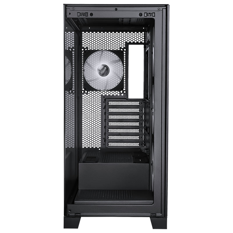 Boitier Moyen Tour ATX iTek Showbui 45 RGB avec panneaux vitrés (Noir)