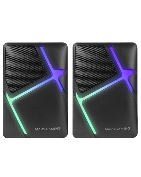 Enceintes Mars Gaming MS-H RGB (Noir)