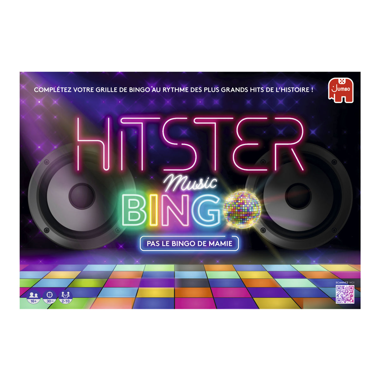 Hitster Bingo - Jeu de société - DUJARDIN - Revivez 100 ans de hits musicaux