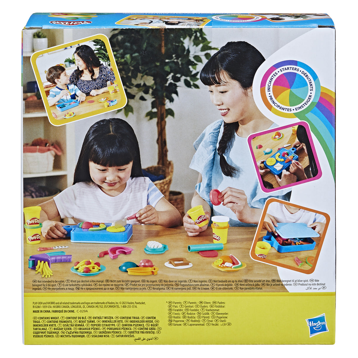 PLAY-DOH Kit du petit chef cuisinier, pâte a modeler, 14 accessoires de cuisine, jouets préscolaires, Playdoh Kitchens