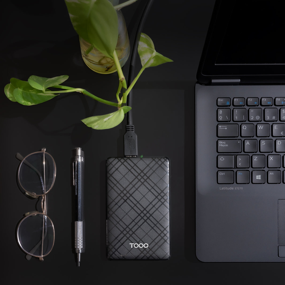 Boitier externe USB 3.1 TooQ TQE-2500 - S-ATA 2,5" (Noir)