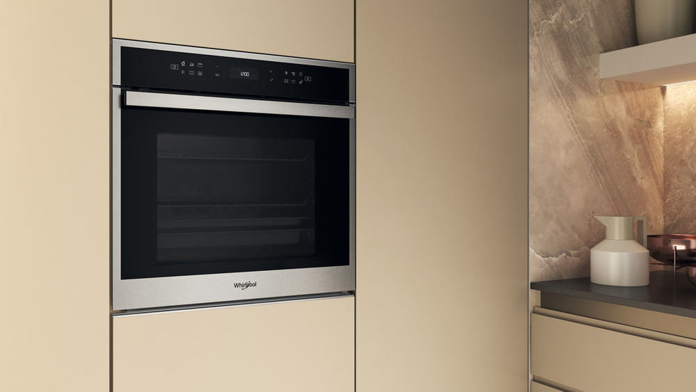 Four encastrable - Pyrolyse - WHIRLPOOL - WOI68PT1SXAF - Inox - 73 L - 59,5 x 56,4 x 59,7 cm
