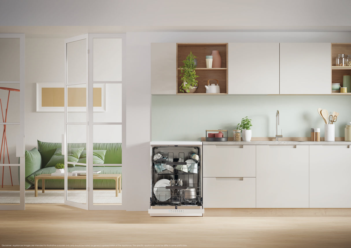 Lave-vaisselle pose libre CANDY CF6C4F2W Rapido - 16 couverts - 44dB - Maxi Cuve - Connecté - Blanc