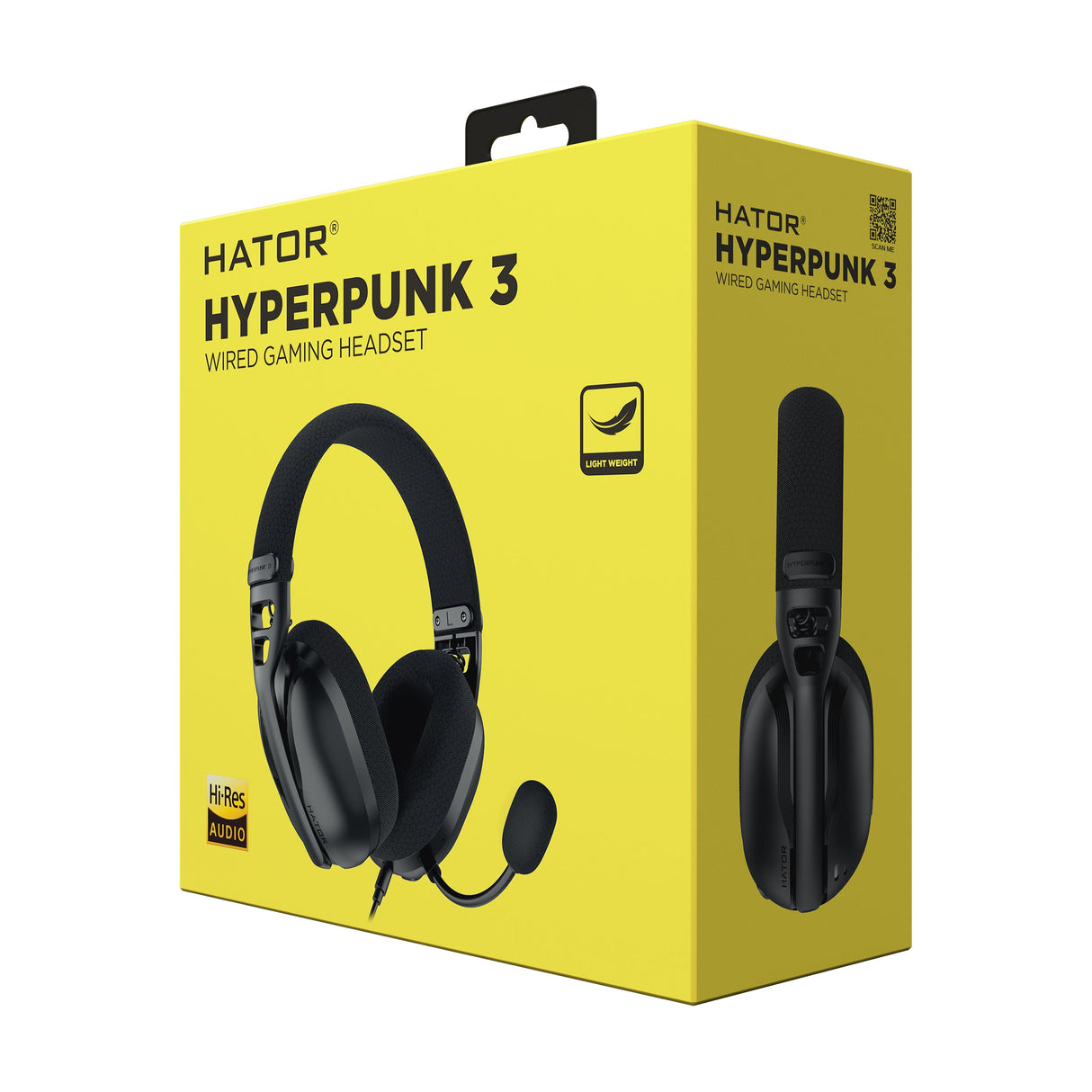 Casque Gamer filaire Hator Hyperpunk 3 USB (Noir)