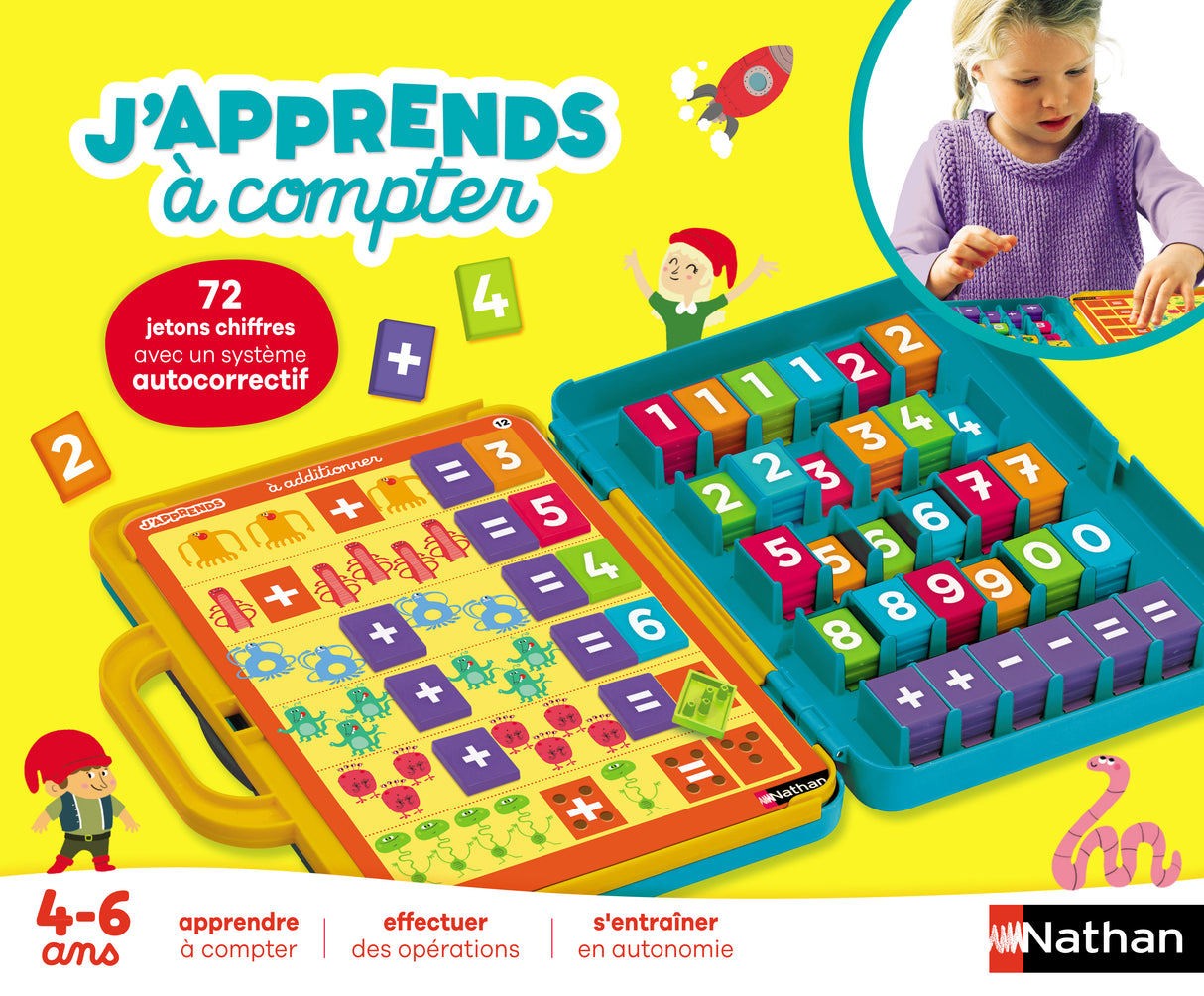 Jeu d'apprentissage - NATHAN - J'apprends a Compter