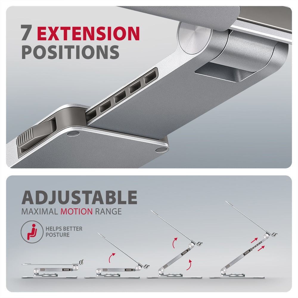 Support / r�hausseur Axagon STND-LR pour ordinateur portable