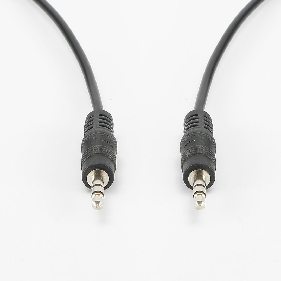 C ble Jack Male/Male 3.5mm - Longueur 1.5M - Noir - en sachet