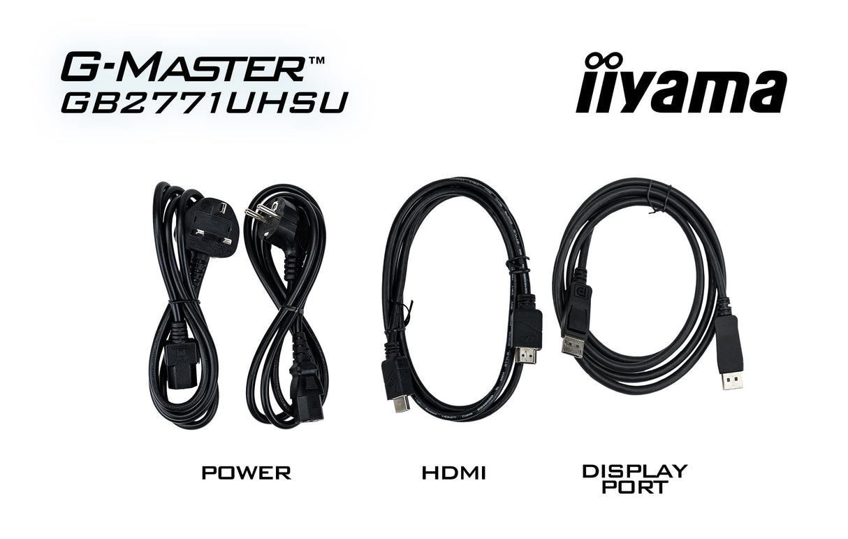 Ecran PC Gamer - IIYAMA - 27 - 144Hz - Dalle Fast IPS - 0,8ms - GB2771UHSU-B1