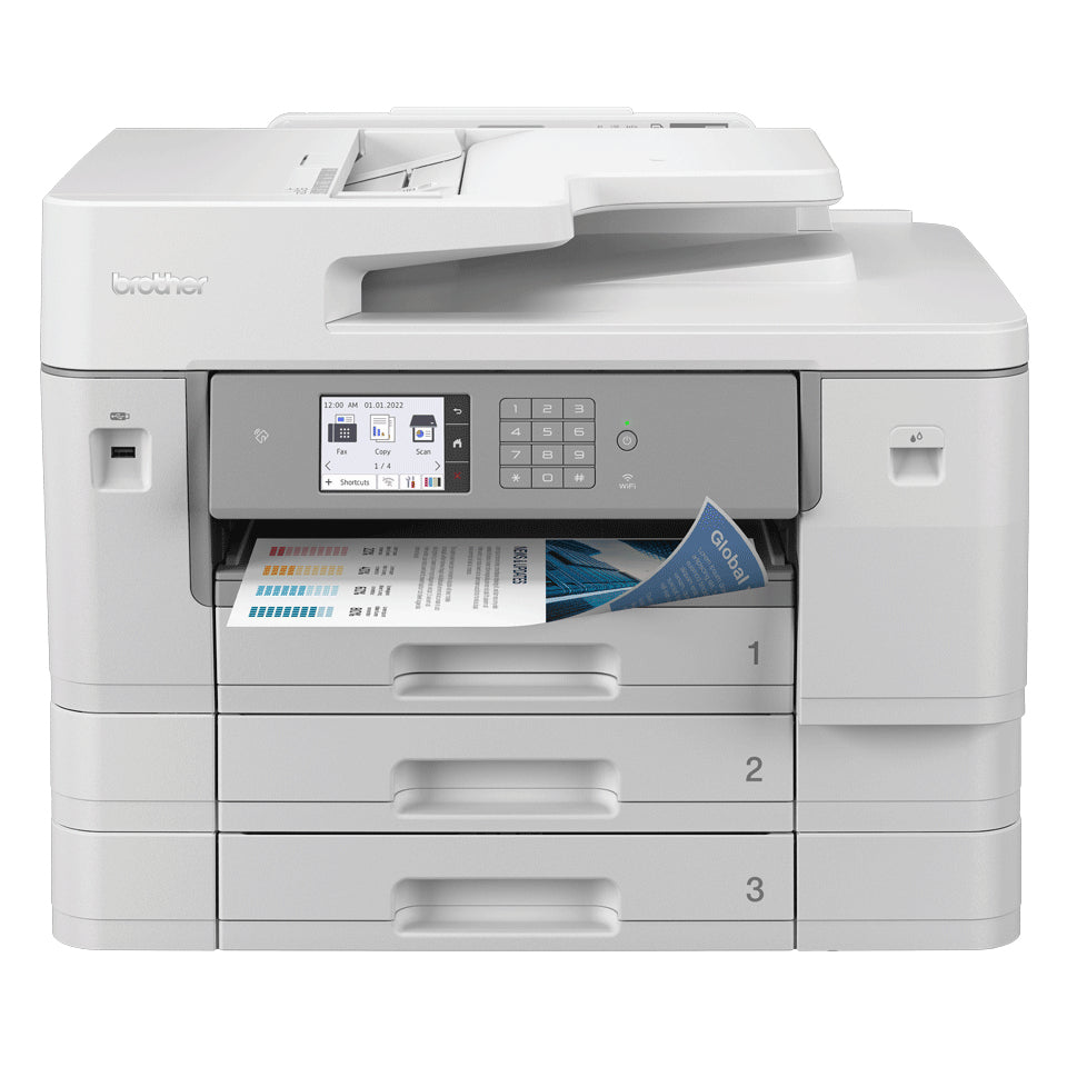 Imprimante A3 Multifonction 4en1 Brother Gamme Business Smart X MFC-J6957DW (Blanc)