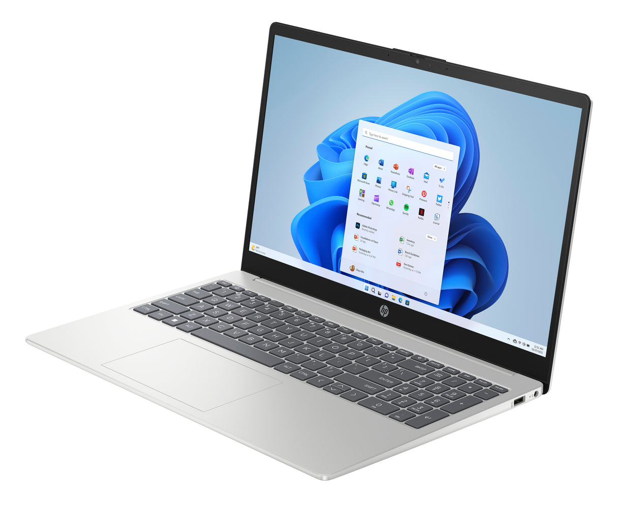 PC Portable HP 15-fd0184nf - Windows 11 - 15,6 FHD IPS - Core 5 120U - RAM 24Go - Stockage 512Go SSD - AZERTY