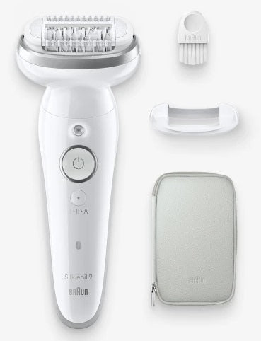 Épilateur - BRAUN - Silk-épil 9-011 3D - Sans fil - 2 modes - Blanc