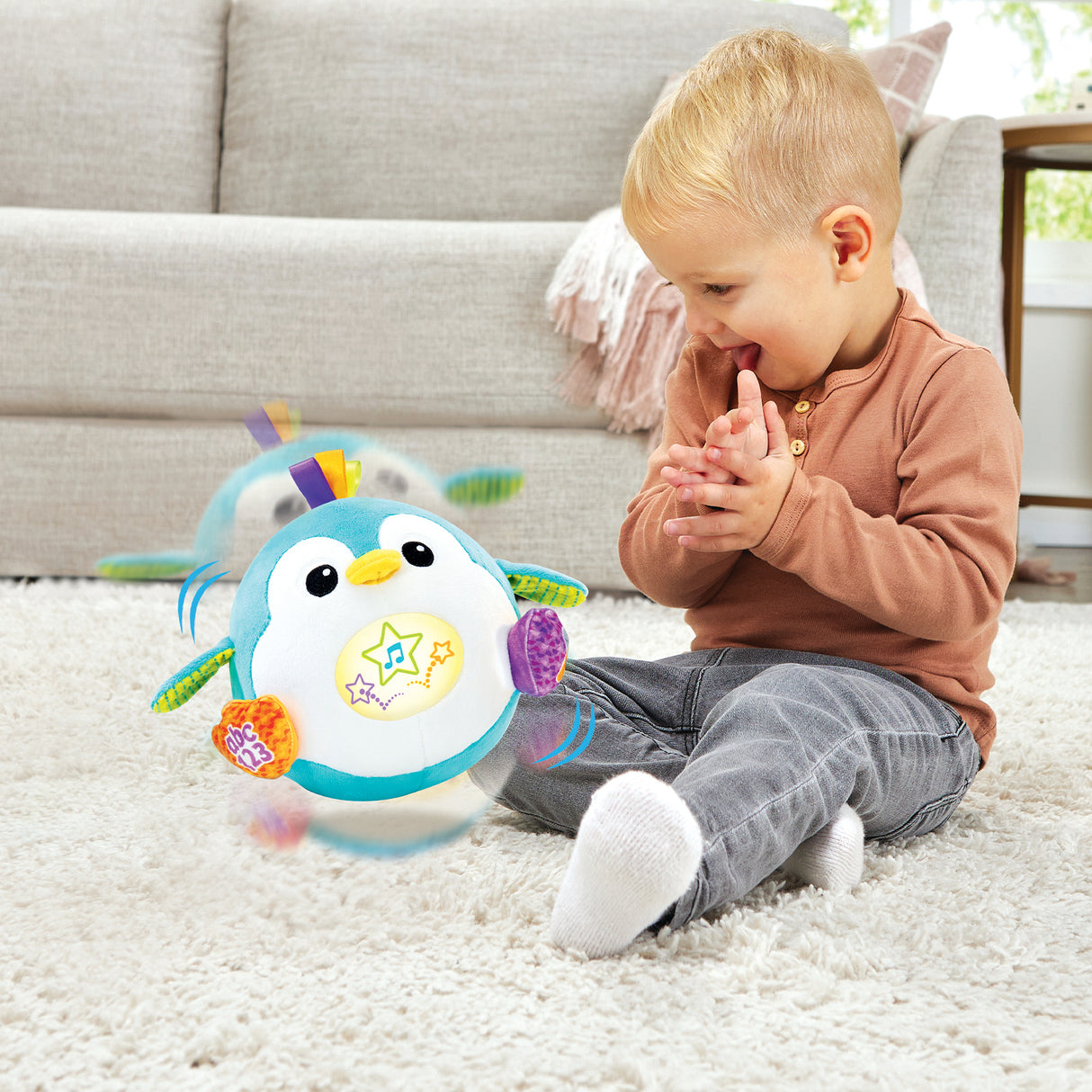 VTECH BABY - ROULI'PINGOUIN BALLE MAGIQUE - Multicolore